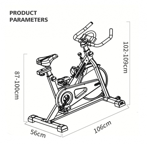 Rebuwo Spinning Bike Dikey Bisiklet