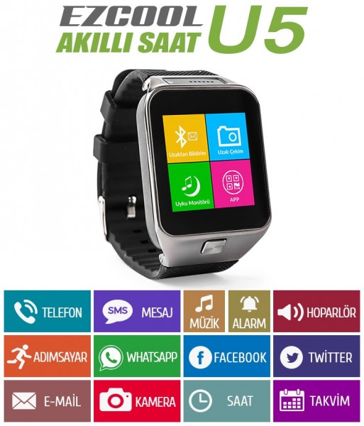 Ezcool U5 Akıllı Saat