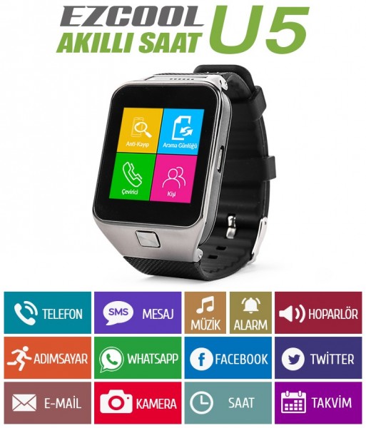 Ezcool U5 Akıllı Saat