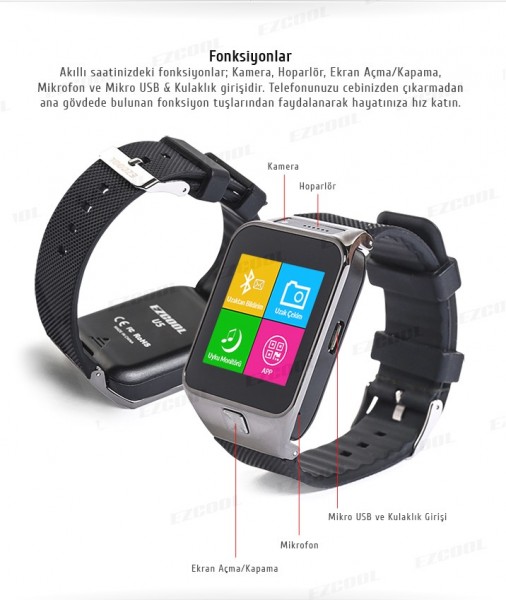 Ezcool U5 Akıllı Saat