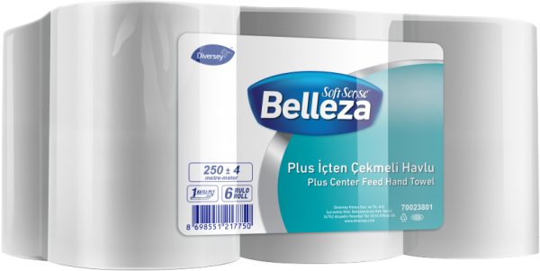 Belleza Plus İçten Çekmeli Kağıt Havlu 6 Rulo