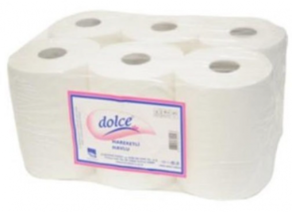 Dolce 21 cm Hareketli Kağıt Havlu 6 Rulo
