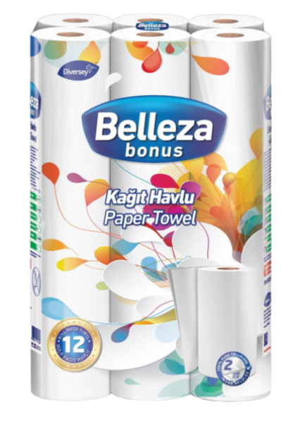 Belleza Bonus Kağıt Havlu 12 Rulo (12 Rulo)