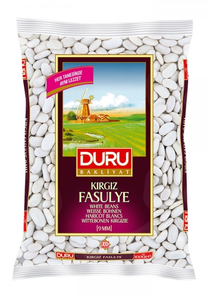 Duru 9 mm Kırgız Kuru Fasulye1 kg