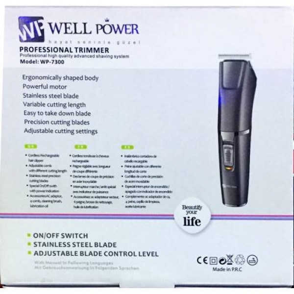 Well Power WP-7300 Çok Amaçlı Tıraş Makinesi