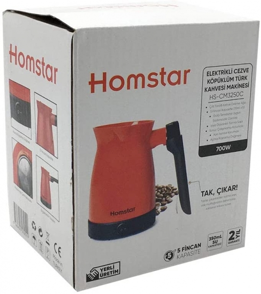 Homstar Köpüklüm HS-CM3250C Kahve Makinesi