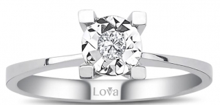 Lova 1040109 0.60 Karat Efektli Pırlanta Yüzük