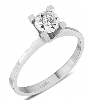 Lova 1040109 0.60 Karat Efektli Pırlanta Yüzük