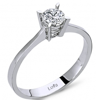 Lova 1030043 0.38 Karat Pırlanta Yüzük