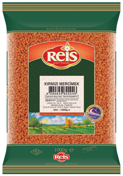 Reis Kırmızı Yaprak Mercimek 1 kg