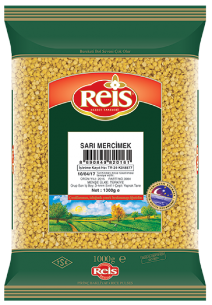 Reis Sarı Mercimek 1 kg