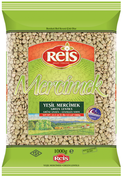 Reis Yeşil Mercimek 1 kg