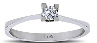 Lova 1010019 0.12 Karat Pırlanta Yüzük
