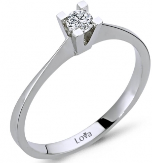 Lova 1010019 0.12 Karat Pırlanta Yüzük