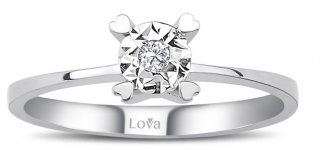 Lova 1040113 0.40 Karat Efektli Pırlanta Yüzük