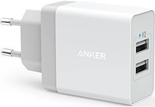 Anker PowerPort 2 24W Şarj Aleti