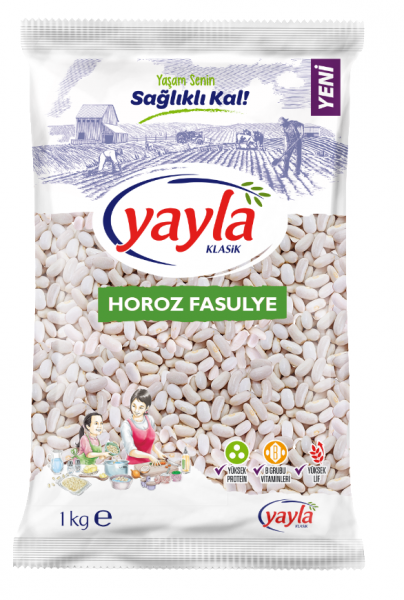 Yayla Horoz Kuru Fasulye 1 kg (1 kg)