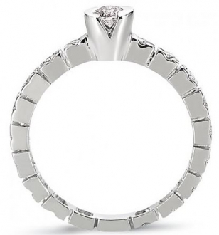 Goldstore DRS6974 0.38 Karat Pırlanta Yüzük