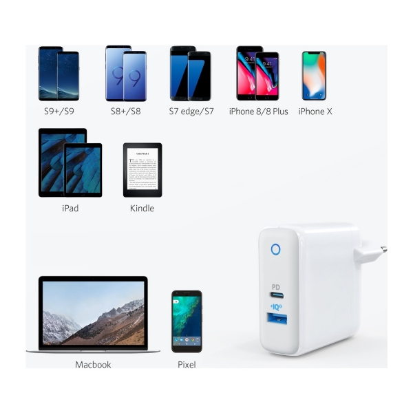 Anker PowerPort II with Power Delivery Şarj Aleti