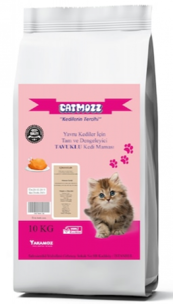Catmozz CatMozz Tavuklu Yavru 10 kg Kedi Maması