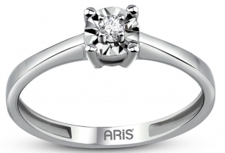 Ariş Pırlanta RT404018-0032 0.25 Karat Efektli Pırlanta Yüzük