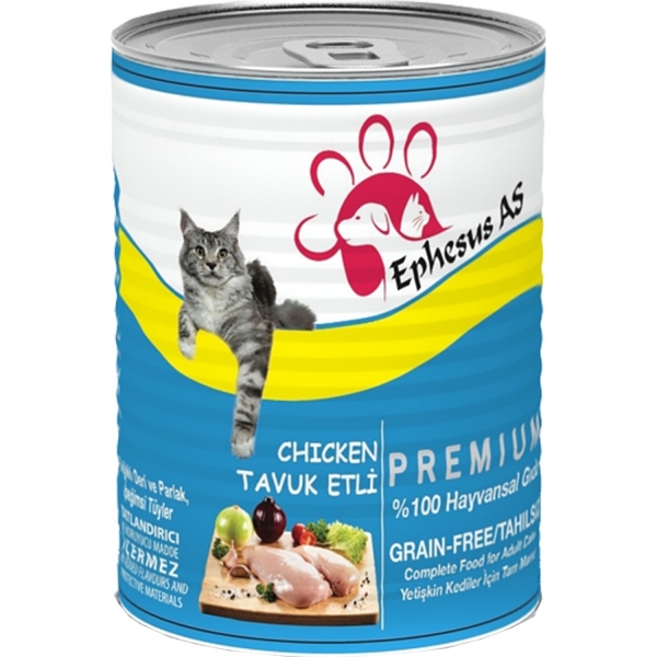 Ephesus As Tavuk Etli 415 gr Kedi Maması
