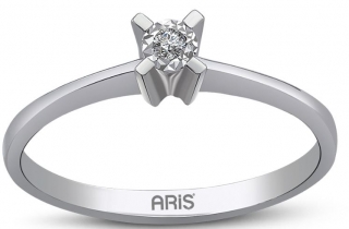 Ariş Pırlanta RT403500-0692 0.15 Karat Efektli Pırlanta Yüzük