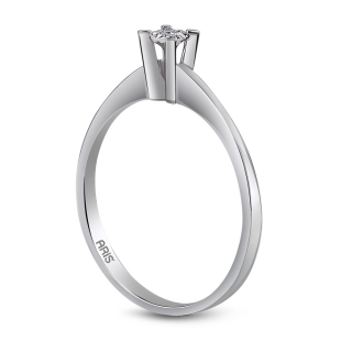 Ariş Pırlanta RT403500-0692 0.15 Karat Efektli Pırlanta Yüzük