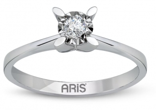 Ariş Pırlanta RT404131 0.50 Karat Efektli Pırlanta Yüzük