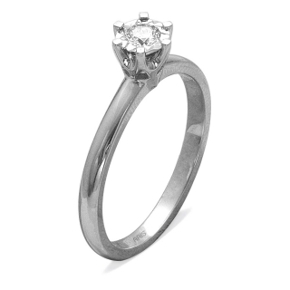 Ariş Pırlanta RT600847-0001 0.50 Karat Efektli Pırlanta Yüzük