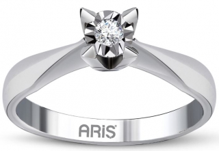 Ariş Pırlanta RT403913B 0.45 Karat Efektli Pırlanta Yüzük