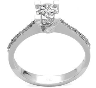 Ariş Pırlanta RT403971-0003 0.45 Karat Efektli Pırlanta Yüzük
