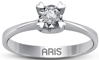 Ariş Pırlanta RT403393-0298 0.45 Karat Efektli Pırlanta Yüzük
