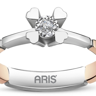 Ariş Pırlanta RT401611-0096 0.25 Karat Efektli Pırlanta Yüzük