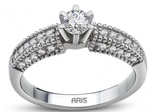 Ariş Pırlanta RDF01802-0339 0.56 Karat Pırlanta Yüzük
