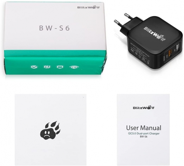 BlitzWolf BW-S6 Şarj Aleti
