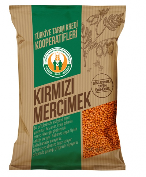Tarım Kredi Birlik Kırmızı Futbol Mercimek 2.5 kg (2.5 kg)