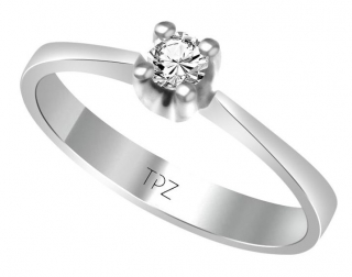Topaz Pırlanta TYT0263 0.12 Karat Pırlanta Yüzük