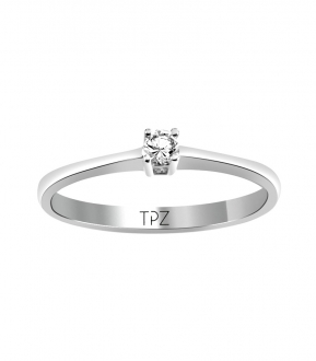Topaz Pırlanta TY4742 0.05 Karat Pırlanta Yüzük