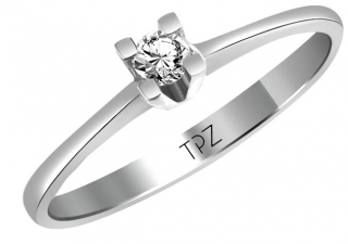 Topaz Pırlanta TY4740 0.06 Karat Pırlanta Yüzük