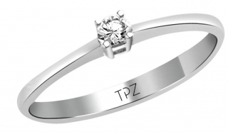 Topaz Pırlanta TY4736 0.07 Karat Pırlanta Yüzük