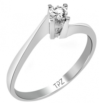 Topaz Pırlanta TY5266 0.10 Karat Pırlanta Yüzük