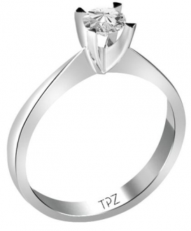 Topaz Pırlanta TYT0216 0.15 Karat Pırlanta Yüzük
