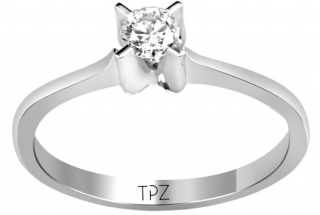 Topaz Pırlanta TY5287 0.10 Karat Pırlanta Yüzük