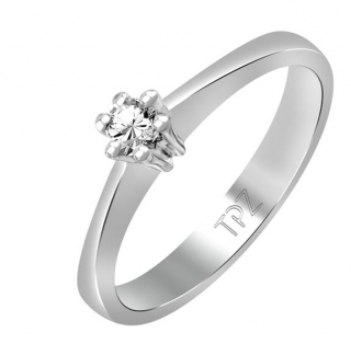 Topaz Pırlanta TYT0268 0.11 Karat Pırlanta Yüzük