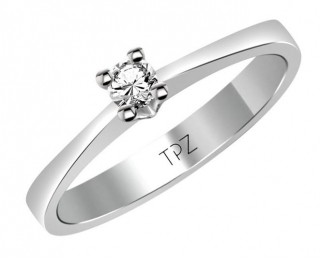 Topaz Pırlanta TYT0261 0.10 Karat Pırlanta Yüzük