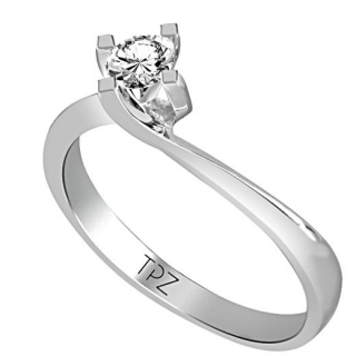Topaz Pırlanta TYT0267 0.14 Karat Pırlanta Yüzük