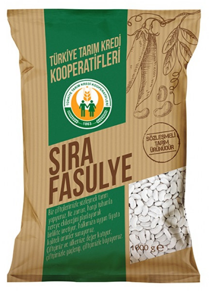 Tarım Kredi Birlik 7.5 mm Sıra Fasulye 1 kg (1 kg)