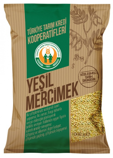 Tarım Kredi Birlik Yeşil Mercimek 1 kg
