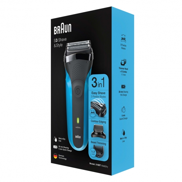 Braun 3 Serisi 310 BT Çok Amaçlı Tıraş Makinesi